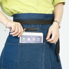 Factory Custom Polyester Cotton Blue Denim Waist Apron with Logo Printed