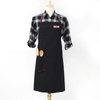 Long Black Cotton Apron Factory Wholesale Multifunctional Canvas Kitchen Cooking Apron Design