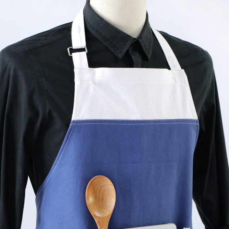 Factory Direct Wholesale Home Garden Cotton Apron Kitchen Cooking And Cleaning Apron