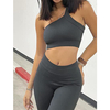 Workout Outfits for Women 2 Piece Seamless Sport Bra High Waist Yoga Leggings Sets
