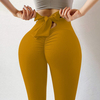 Sexy Design Fitness Yoga Pants Women's Long Sleeve Seamless Running Leggings Gym Workout Top Wear Pants 
