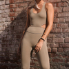 New design sexy solid color sport seamless yoga set fitness wear sets custom gym sports yoga sets 