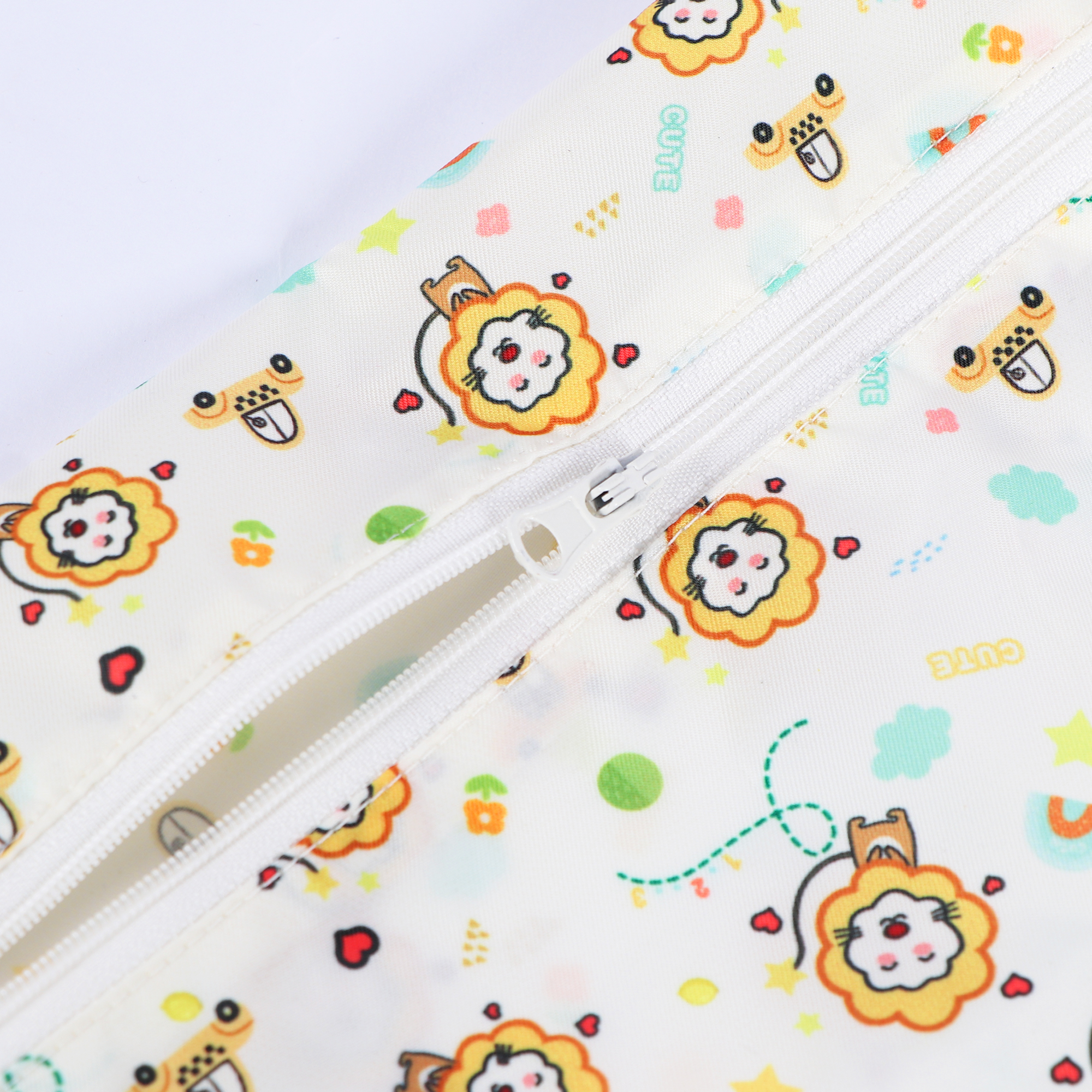 Portable Design Polyester Snack Bag Custom Logo Digital Printing Zipper Bag for Outdoor 