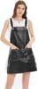  PU Leather Waterproof Aprons Cross-Back Adjustable With Pockets Hair Salon Work Apron for Hair Stylist Super Light