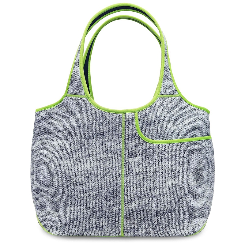 Women's Soft Tote Shoulder Bag Neoprene Handbag Laptop Computer Travel Bag Purse