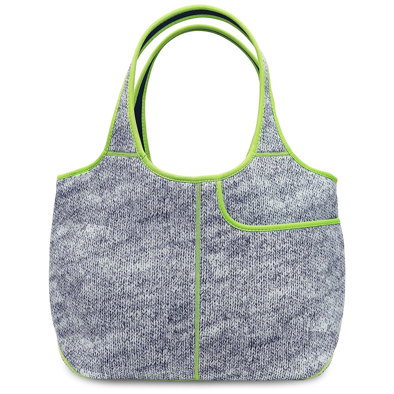 Women's Soft Tote Shoulder Bag Neoprene Handbag Laptop Computer Travel Bag Purse