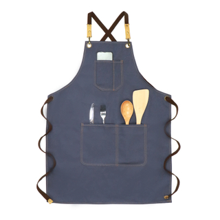 Polyester cotton canvas kitchen apron for chef or barista from China Supplier