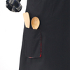 Long Black Cotton Apron Factory Wholesale Multifunctional Canvas Kitchen Cooking Apron Design