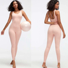 Wholesale custom breathable quick dry high waist sports yoga sets fitness workout yoga bodysuits for women 