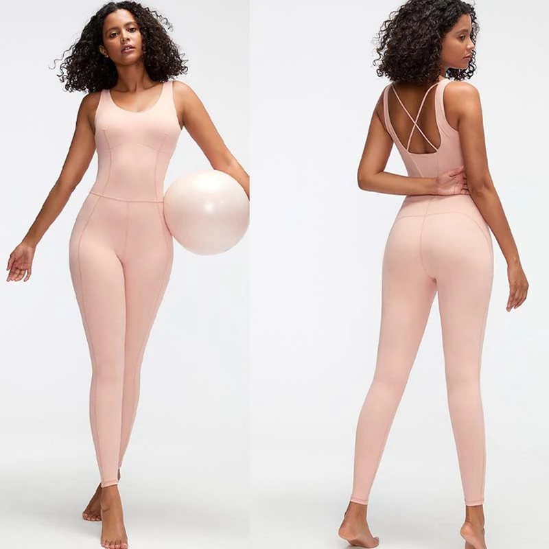 Wholesale custom breathable quick dry high waist sports yoga sets fitness workout yoga bodysuits for women 