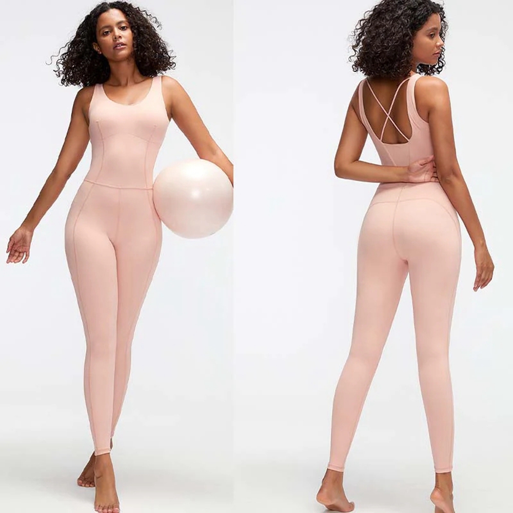 Wholesale custom breathable quick dry high waist sports yoga sets fitness workout yoga bodysuits for women 