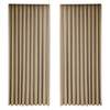 Full Blackout Velvet Curtain Matte Non-reverse Velvet Three-layer Composite 3D Heat Pressed 100% Blackout Window Curtain Heat And Full Light Blocking Drapes