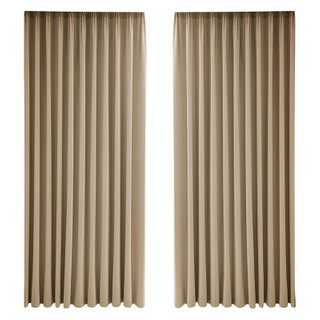 Full Blackout Velvet Curtain Matte Non-reverse Velvet Three-layer Composite 3D Heat Pressed 100% Blackout Window Curtain Heat And Full Light Blocking Drapes