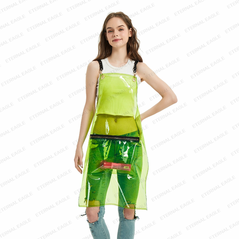 2023 New Popular Waterproof TPU Apron For Barber Haircut Antifouling Oilproof Painting Men Women Work Clothes Kitchen Apron