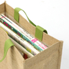 Natural eco friendly breathable strong durable load bearing 20kg linen tote bag for wholesale