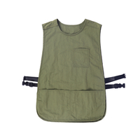 Waterproof Polyester Vest Apron for Coffee Shop Fashion Custom Logo Design Apron for Work Uniform 