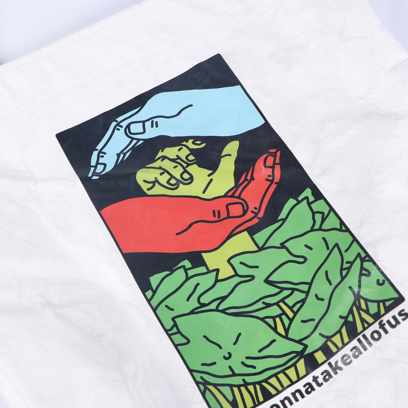 Factory Direct Supply New Material Waterproof And Wear Resistant Tyvek Tote Shoulder Bag for Wholesale