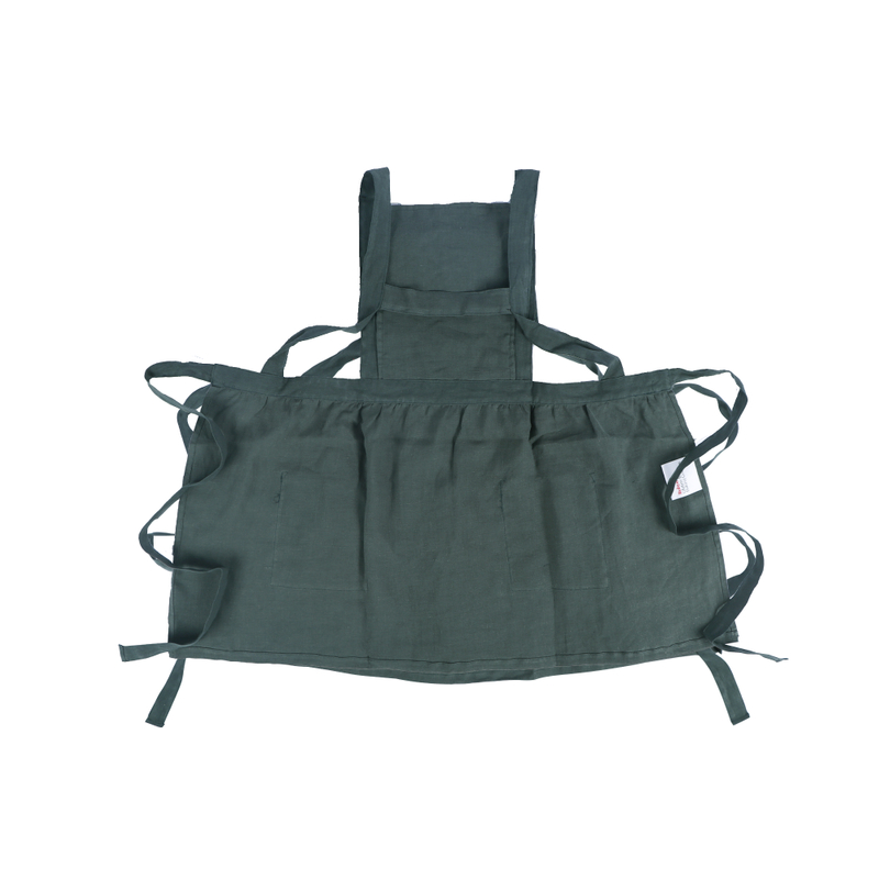 Cotton Linen Parent And Child Apron Cute Baking Apron Adjustable Kitchen Apron for Women And Children