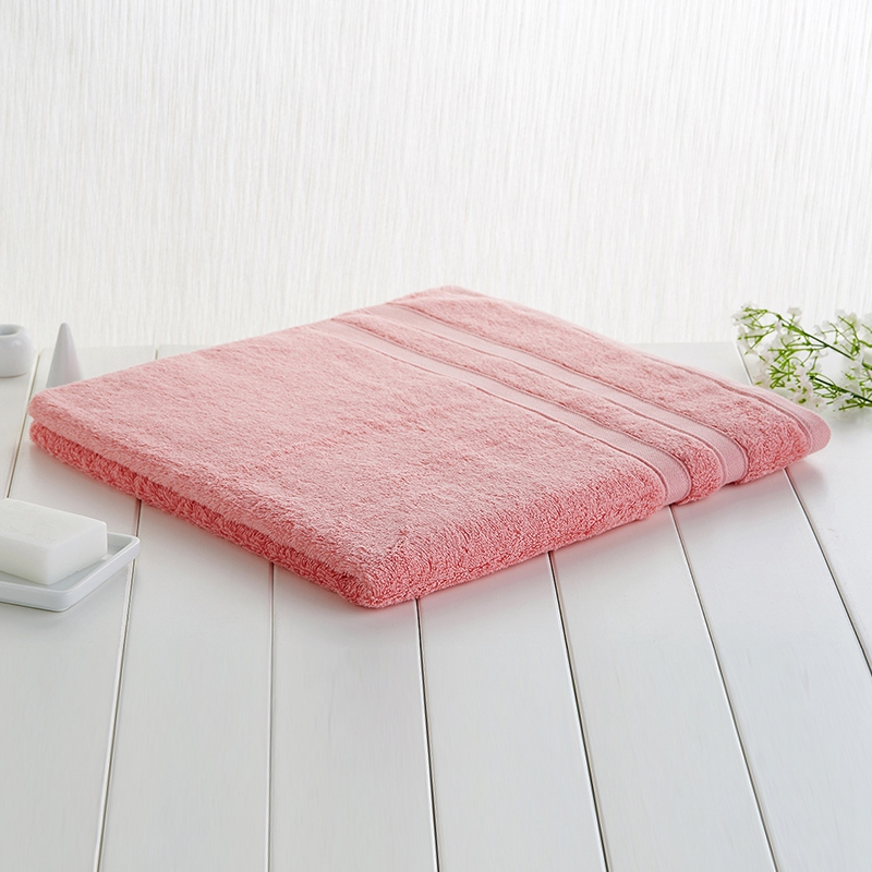 Pure color 100% cotton men's and women's bath towel custom