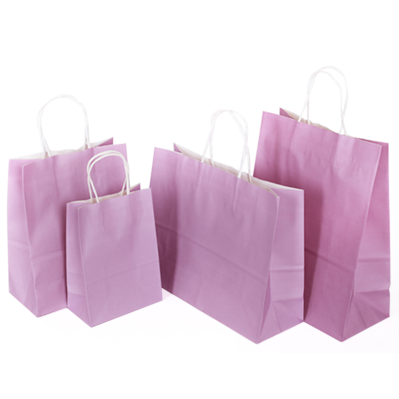 Custom printed LOGO packaging clothing kraft paper bag gift bag