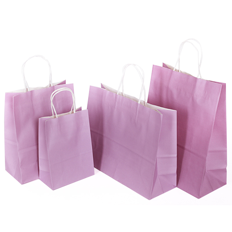 Custom printed LOGO packaging clothing kraft paper bag gift bag