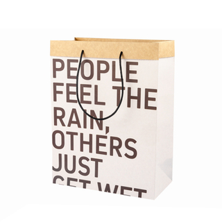 New Christmas New Year's Day Portable Gift Bag Mall Shopping Bag Kraft Paper Bag