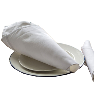 White 100%cotton restaurant cloth western restaurant cloth napkin cushion
