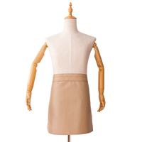 Waterproof pu half body waist work apron