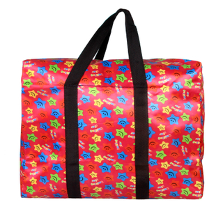 Wholesale cheap extra large custom printed waterproof Oxford cloth package travel duffel bag