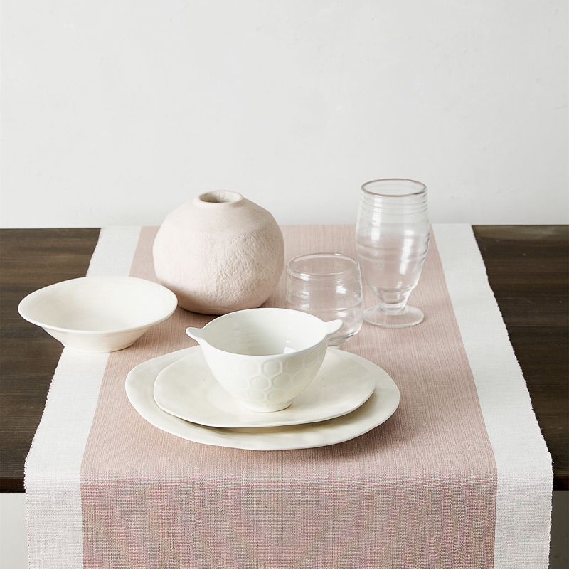 Nordic Mediterranean Modern American Simple Design Cotton Table Runner