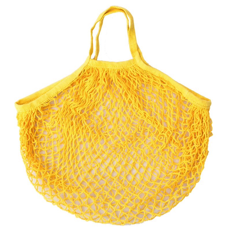 Korea ins portable woven eco friendly lightweight load bearing 3kg cotton mesh bag custom