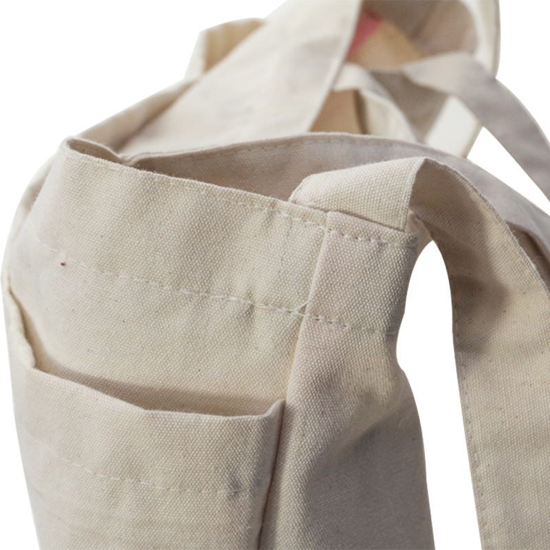 Original design eco frienldy and lightweight breathable women messenger bag with leather label