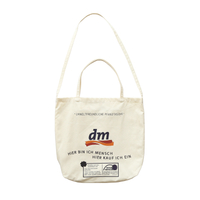 Thin breathable fashion letter printing large capacity canvas messenger bag with zipper inner pockets