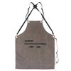 China Supplier original design heavy industry waxed canvas apron for men
