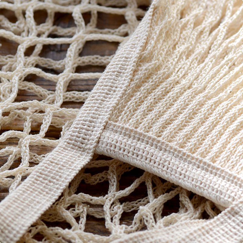 Strong load bearing practical high quality cotton mesh bag for fruit package