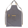 Stocks 50pcs waterproof wear resistant 16 oz polyester cotton canvas work apron with cotton webbing