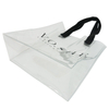 New style fashion transparent pvc material waterproof practical tote shopping bag
