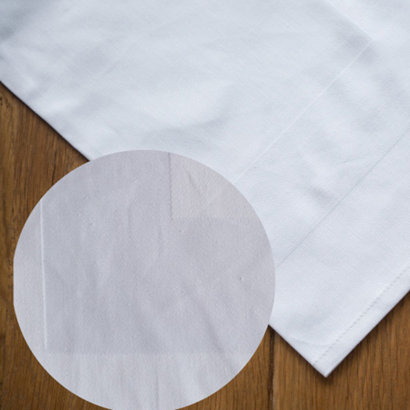 White 100%cotton restaurant cloth western restaurant cloth napkin cushion
