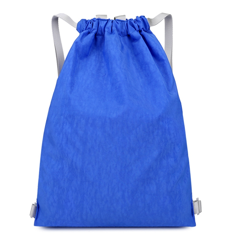 Wholesale waterproof foldable polyester drawstring backpack bag with customized logo