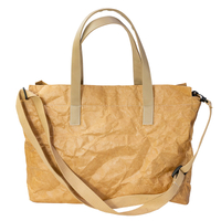 $2 for sample Strong load bearing brown Dupont tyvek paper tote messenger bag