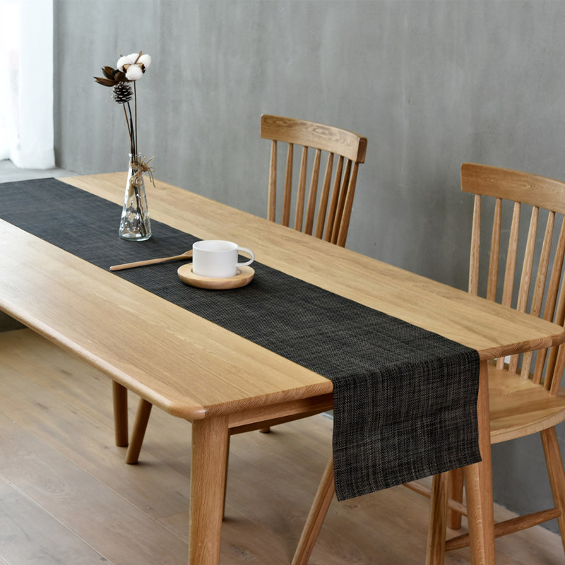 Nordic custom Japanese solid color rectangular insulation coffee table pad tablecloth modern minimalist