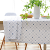Custom polyester cotton print simple fresh tablecloth