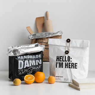 Factory original design existing sample supply new material eco friendly breathable tyvek lunch insulation cooler bag 