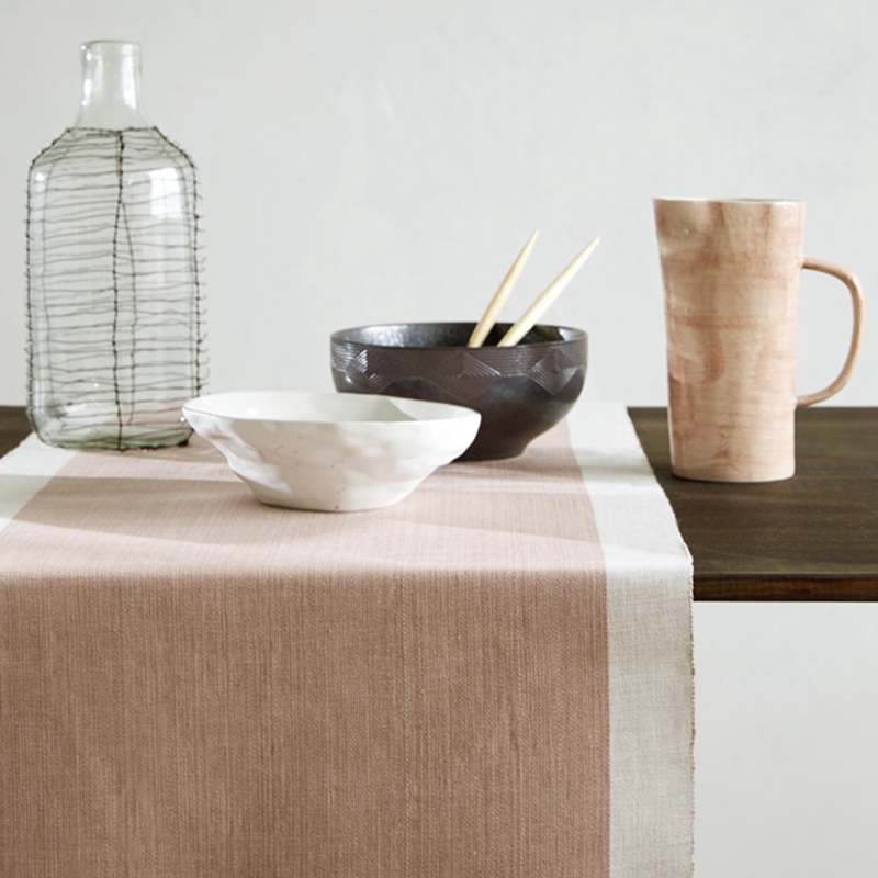 Nordic Mediterranean Modern American Simple Design Cotton Table Runner