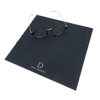 25% off 1000 pieces large size 25*25cm black glasses wipe cleaning cloth