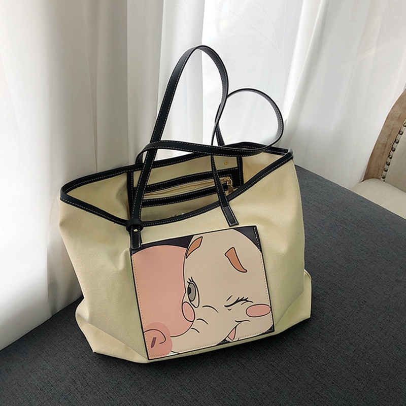 New women's bag Korean casual handbag fashion canvas bag shoulder Messenger bag large capacity travel bag