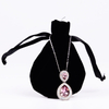 New jewelry velvet bag earrings bundle mouth drawstring jewelry small gift packaging bag