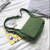 2019 new fashion student messenger bag Korean version canvas shoulder messenger leisure bag