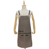 China Supplier original design heavy industry waxed canvas apron for men