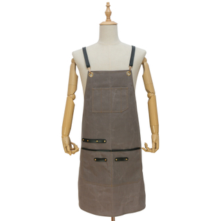 China Supplier original design heavy industry waxed canvas apron for men